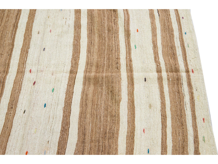 Vintage Kilim Wool Runner 4 X 11