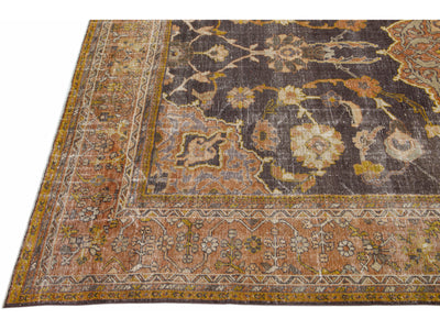 Antique Mahal Wool Rug 10 X 15