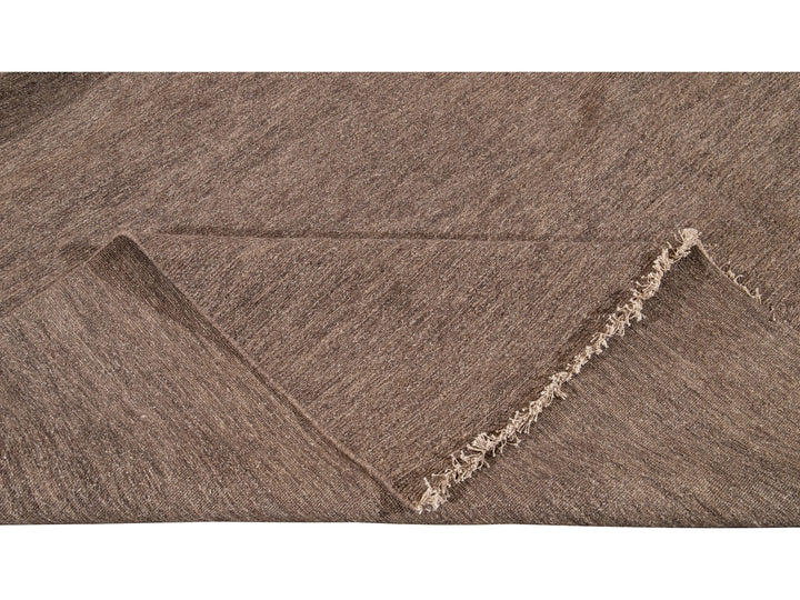 Modern Soumak Wool Rug 12 x 15