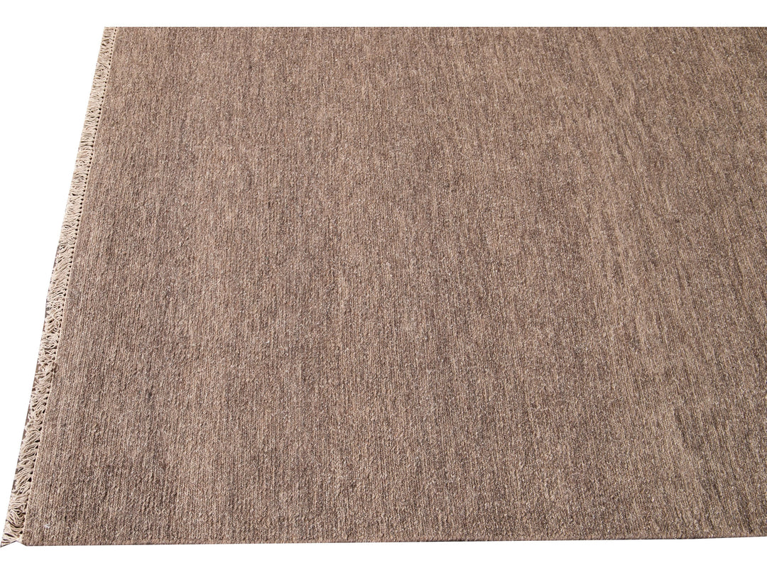 Modern Soumak Wool Rug 12 x 15