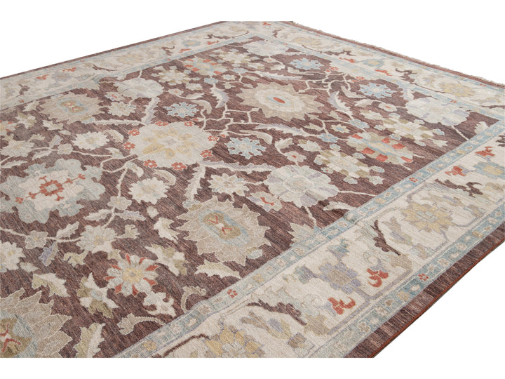 Modern Sultanabad Wool Rug 12 X 15
