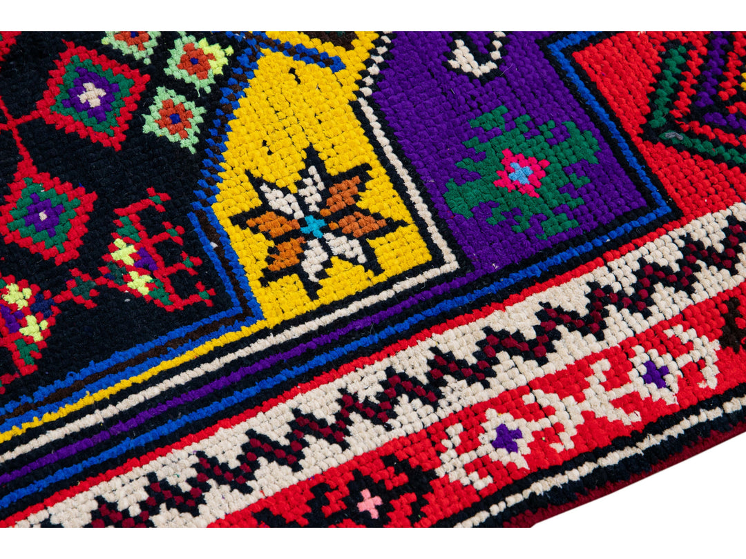 Vintage Turkish Wool Runner 3 X 14
