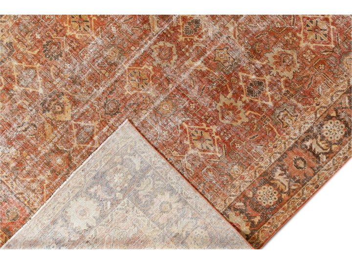 Antique Mahal Oversize Wool Rug 11 X 17