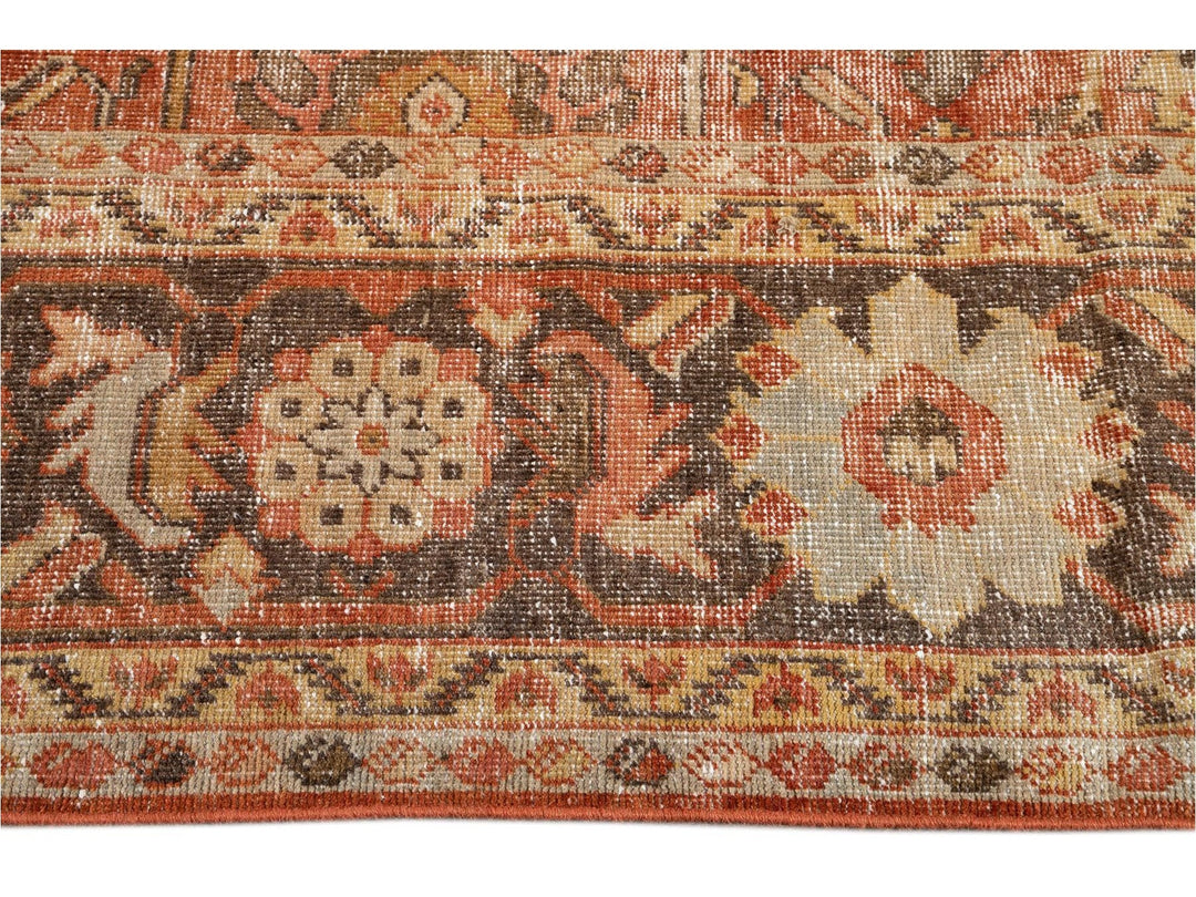 Antique Mahal Oversize Wool Rug 11 X 17