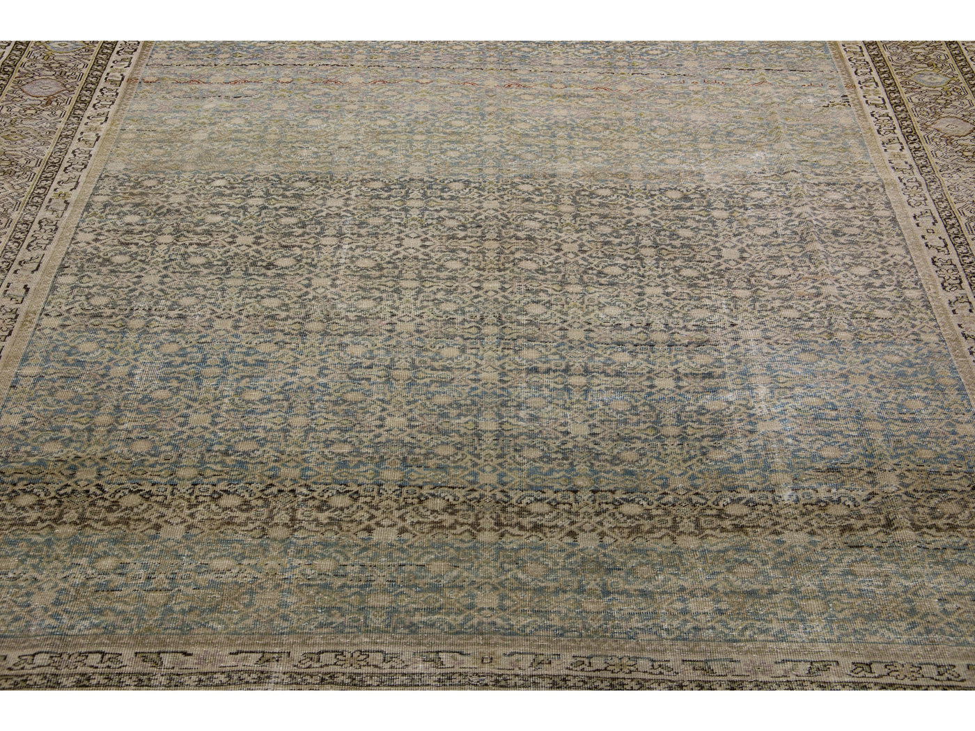 Antique Malayer Wool Rug 8 X 21