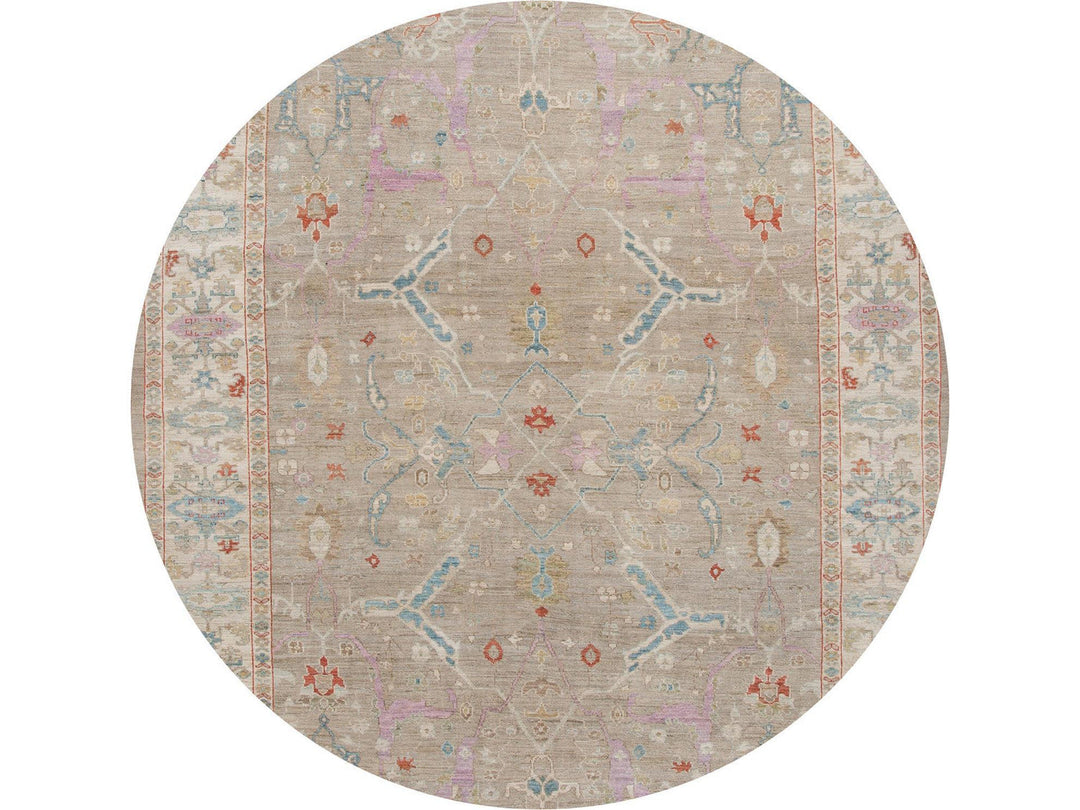 Modern Sultanabad Wool Rug 10 X 13
