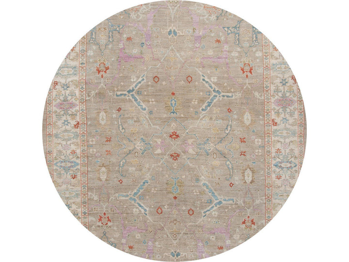 Modern Sultanabad Wool Rug 10 X 13