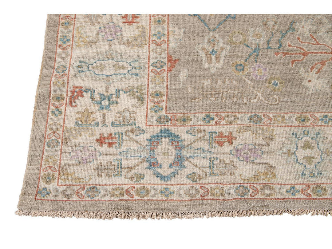 Modern Sultanabad Wool Rug 10 X 13