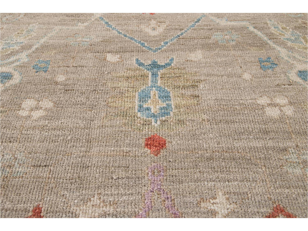 Modern Sultanabad Wool Rug 10 X 13