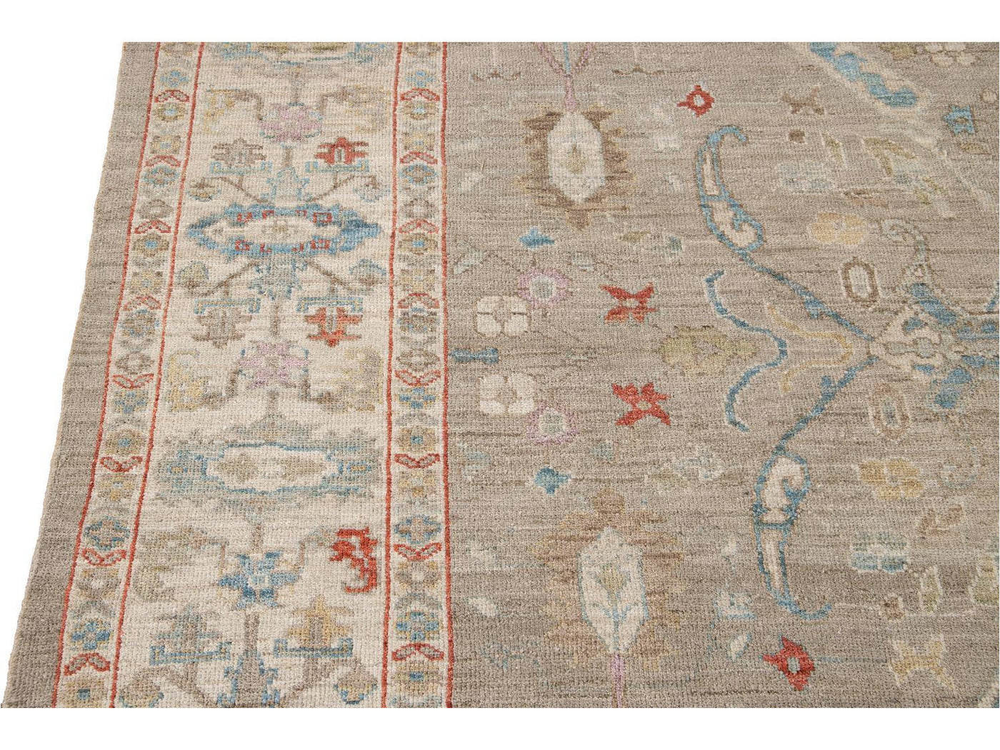 Modern Sultanabad Wool Rug 10 X 13