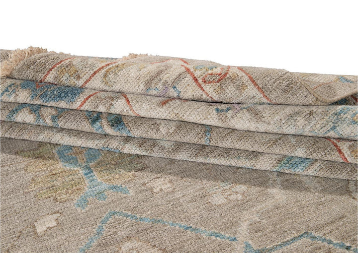 Modern Sultanabad Wool Rug 10 X 13