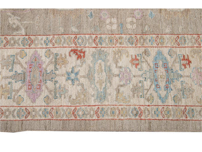 Modern Sultanabad Wool Rug 10 X 13