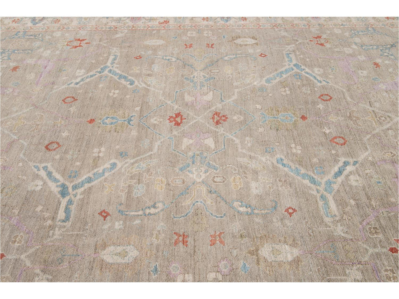 Modern Sultanabad Wool Rug 10 X 13