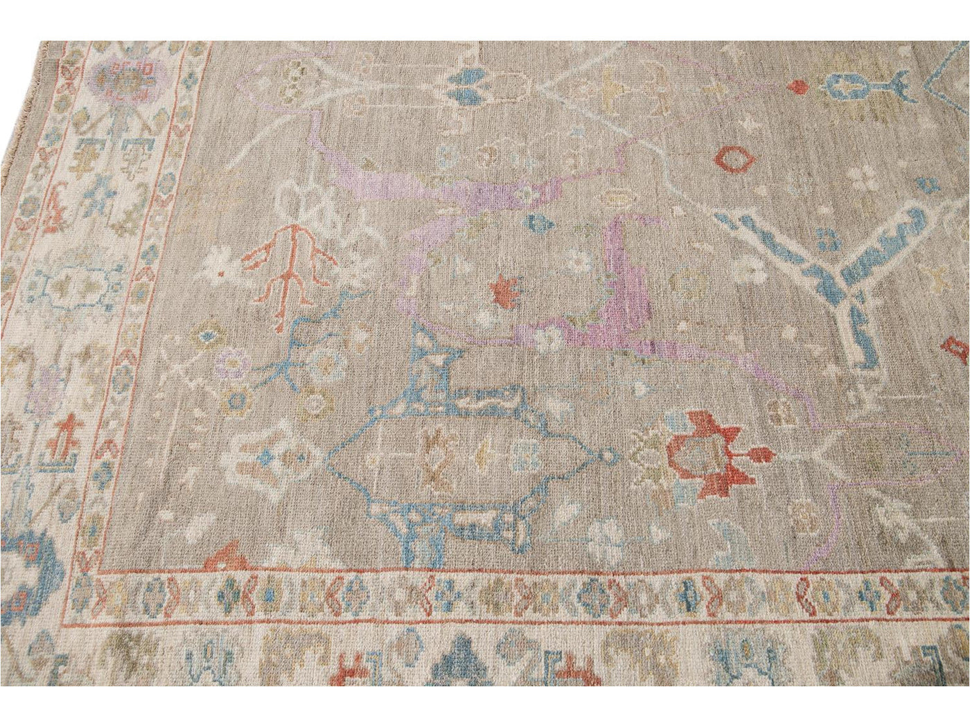 Modern Sultanabad Wool Rug 10 X 13