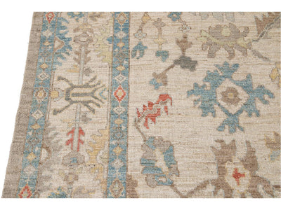 Modern Sultanabad Wool Rug 10 X 13