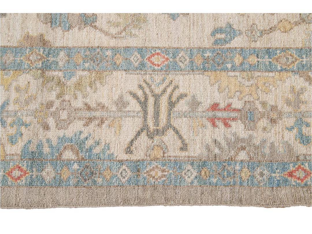 Modern Sultanabad Wool Rug 10 X 13