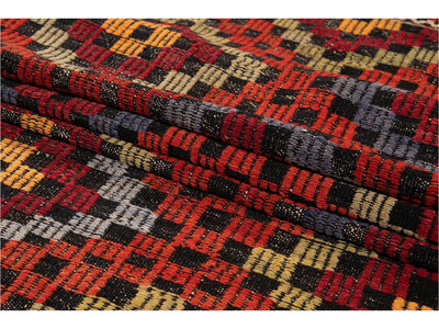 Vintage Sumakh Wool Runner  3 X 9