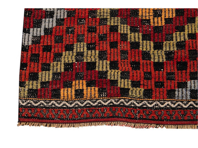 Vintage Sumakh Wool Runner  3 X 9