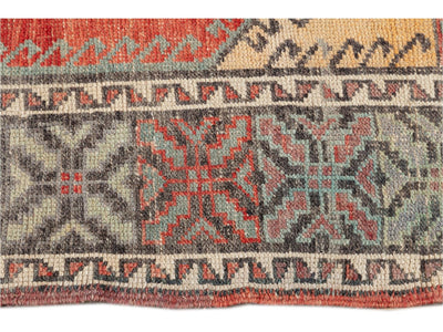 Mid 20th Century Vintage Anatolian Wool Runner Rug, 5 X 13