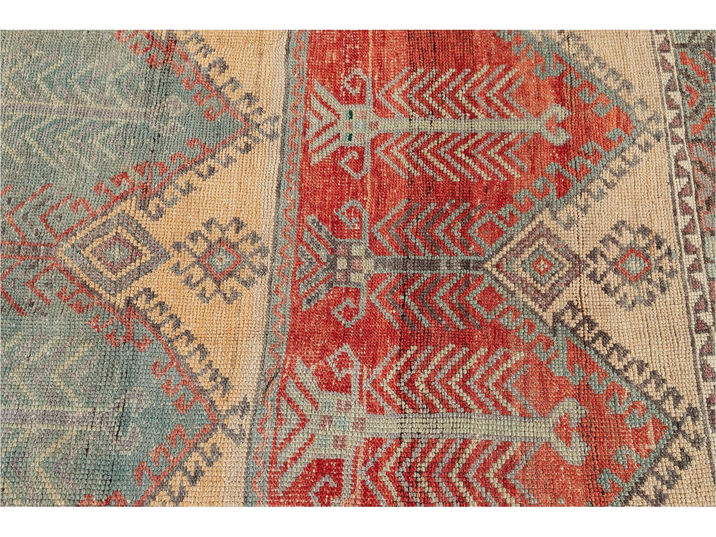 Mid 20th Century Vintage Anatolian Wool Runner Rug, 5 X 13