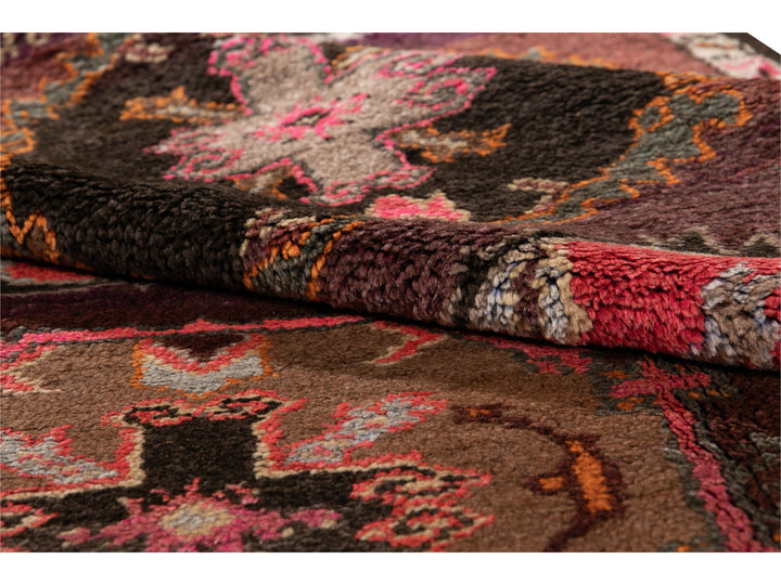 Vintage Turkish Tribal Wool Runner 5 X 12