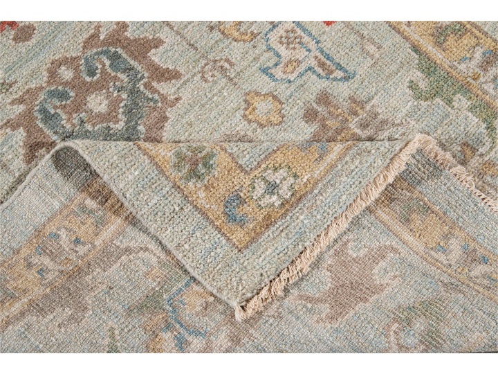 Modern Sultanabad Wool Runner 3 X 19