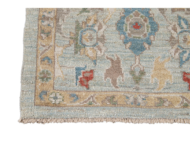 Modern Sultanabad Wool Runner 3 X 19