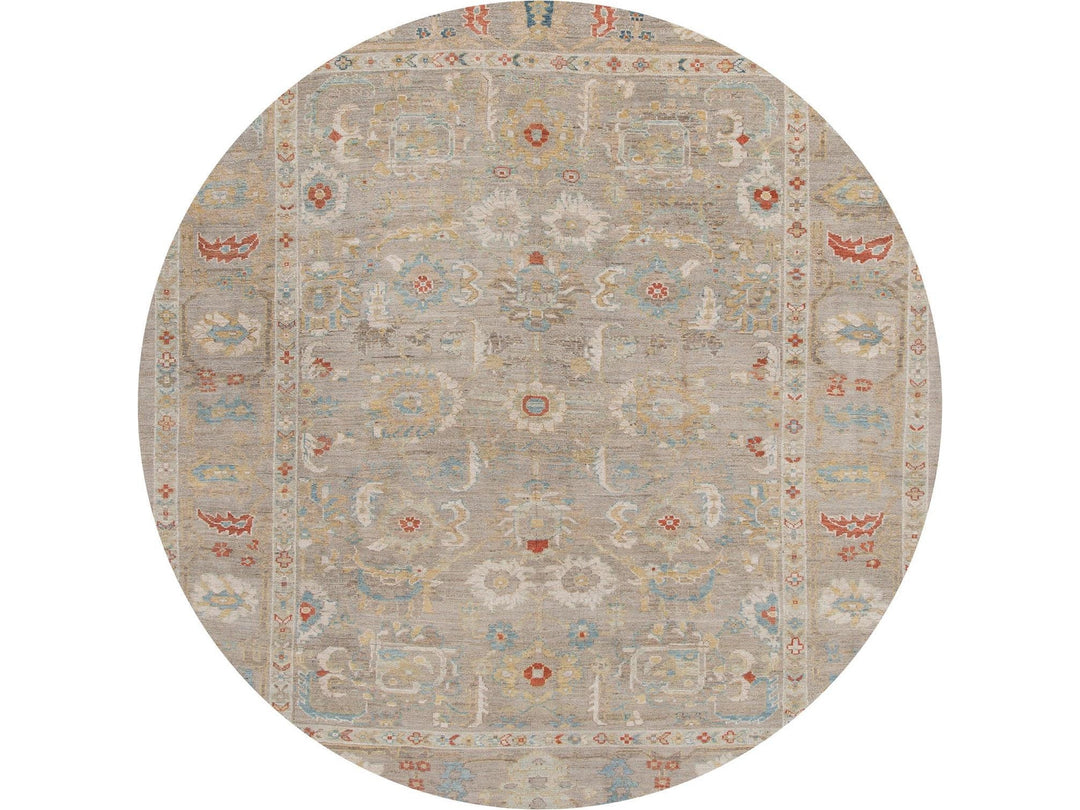 Modern Sultanabad Wool Rug 9 X 9