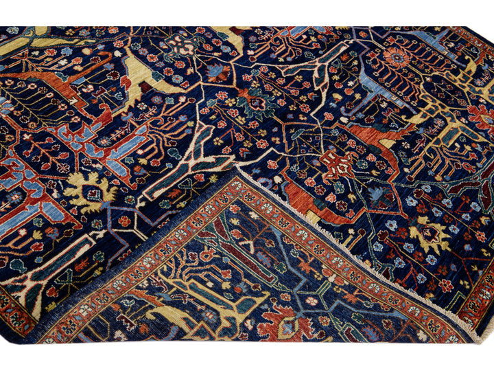 Modern Bidjar Wool Rug 6 X 9