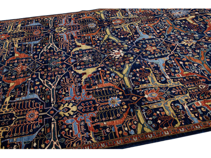 Modern Bidjar Wool Rug 6 X 9