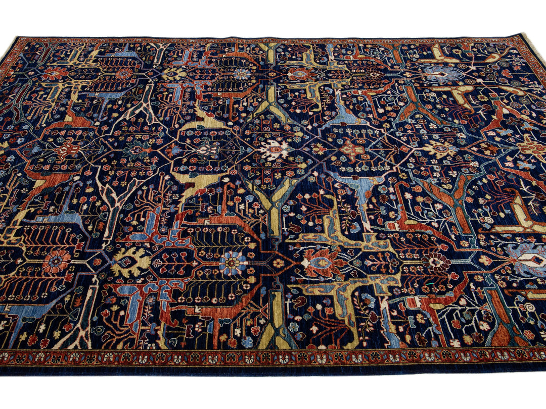 Modern Bidjar Wool Rug 6 X 9