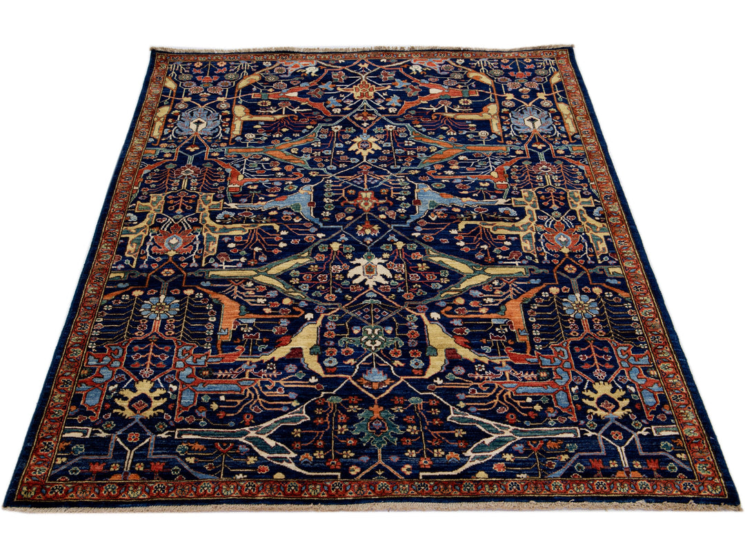 Modern Bidjar Wool Rug 5 X 7