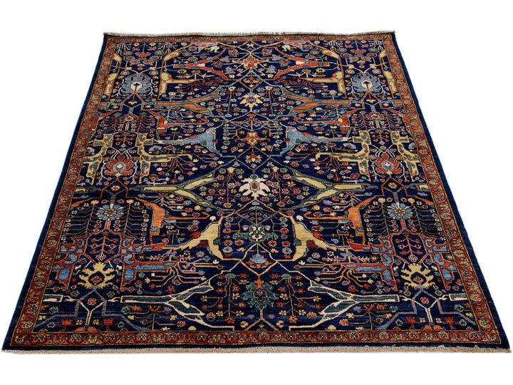 Modern Bidjar Wool Rug 5 X 7