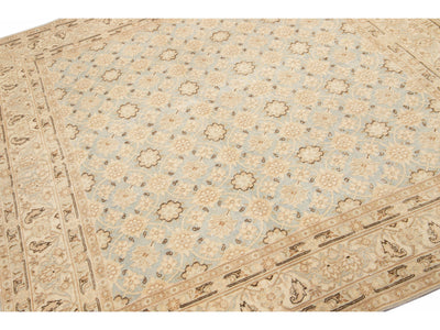 Antique Tabriz Wool Rug 6 X 7