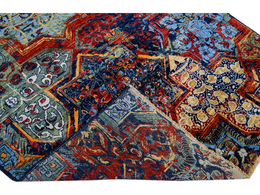 Modern Bidjar Wool Rug 5 X 9