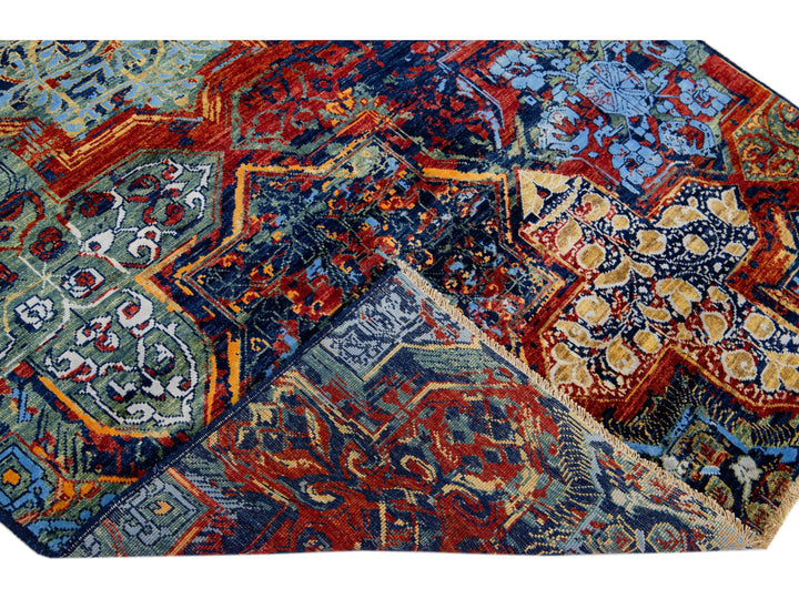 Modern Bidjar Wool Rug 5 X 9