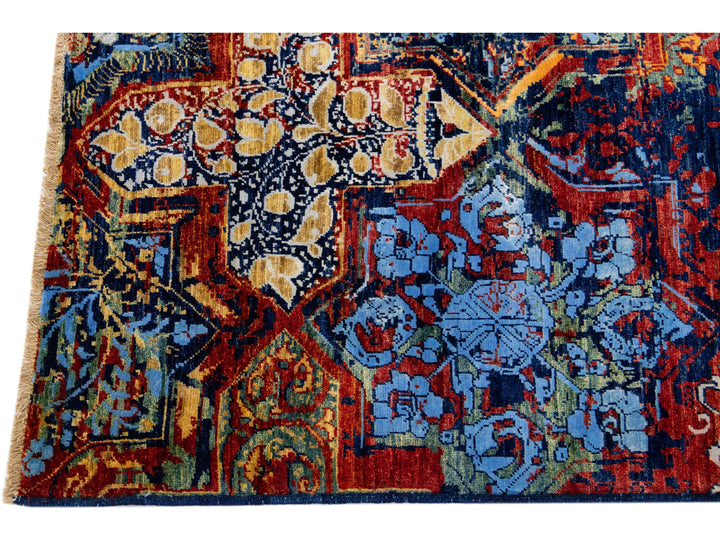 Modern Bidjar Wool Rug 5 X 9