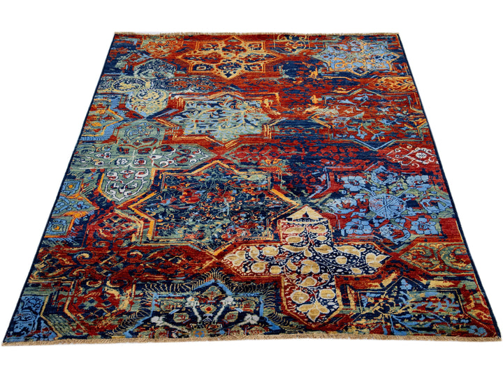 Modern Bidjar Wool Rug 5 X 9