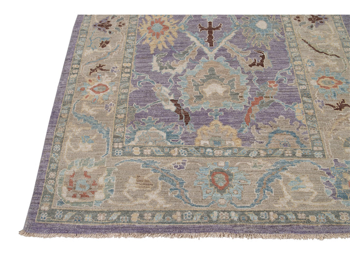 Modern Sultanabad Wool Rug 6 X 9