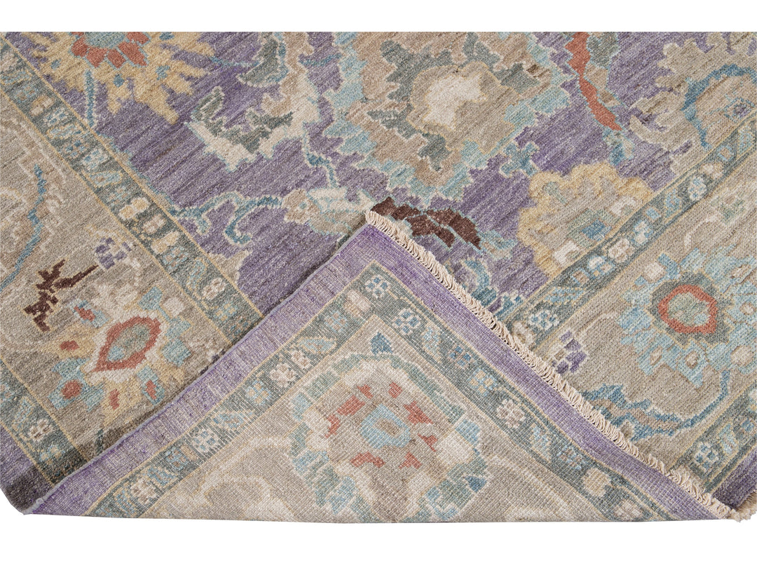 Modern Sultanabad Wool Rug 6 X 9