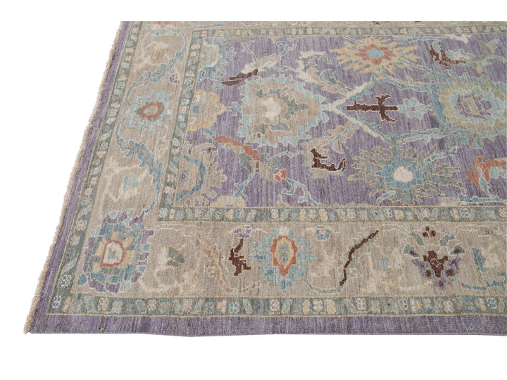 Modern Sultanabad Wool Rug 6 X 9