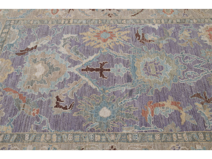 Modern Sultanabad Wool Rug 6 X 9