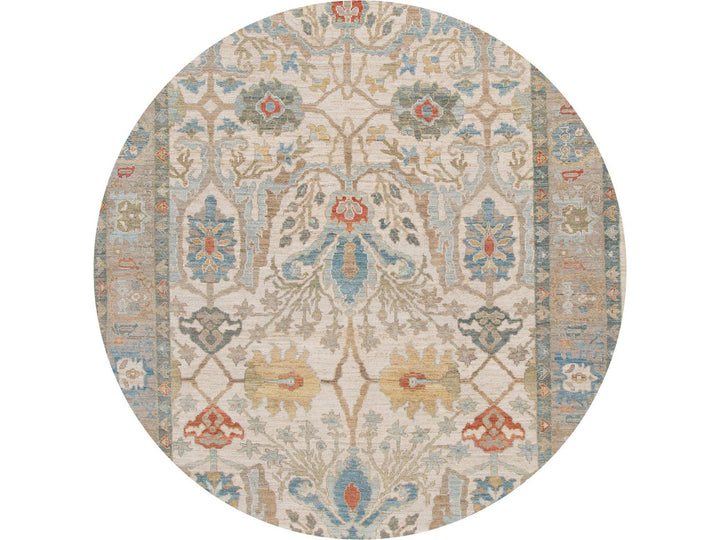 Modern Sultanabad Wool Rug 8 X 12