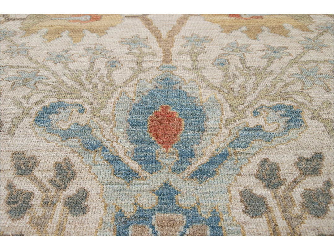 Modern Sultanabad Wool Rug 8 X 12