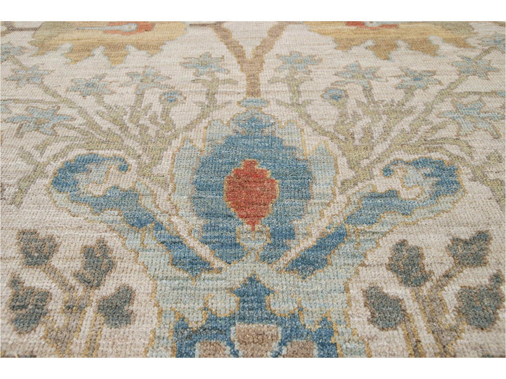 Modern Sultanabad Wool Rug 8 X 12
