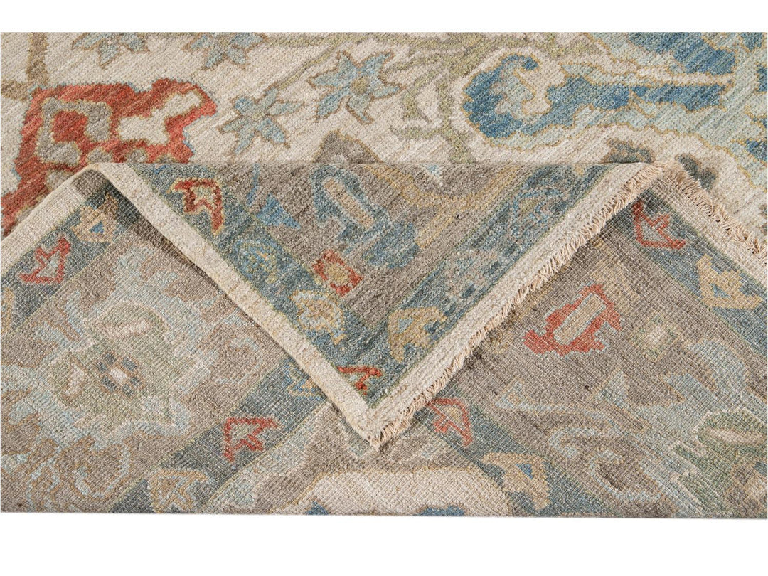Modern Sultanabad Wool Rug 8 X 12