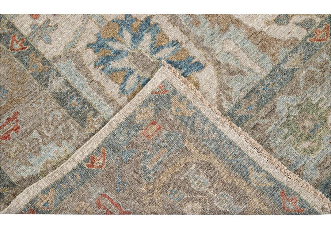 Modern Sultanabad Wool Rug 8 X 12