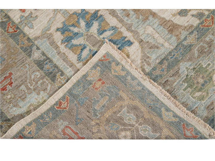 Modern Sultanabad Wool Rug 8 X 12