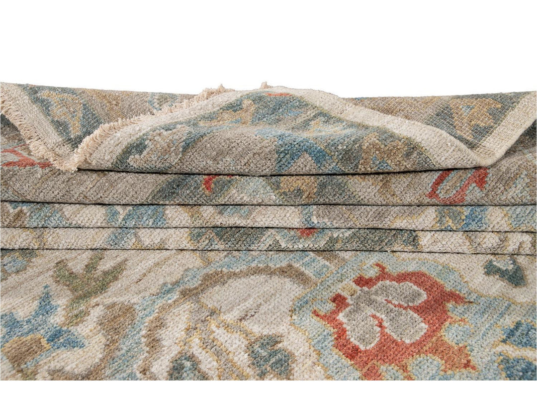 Modern Sultanabad Wool Rug 8 X 12