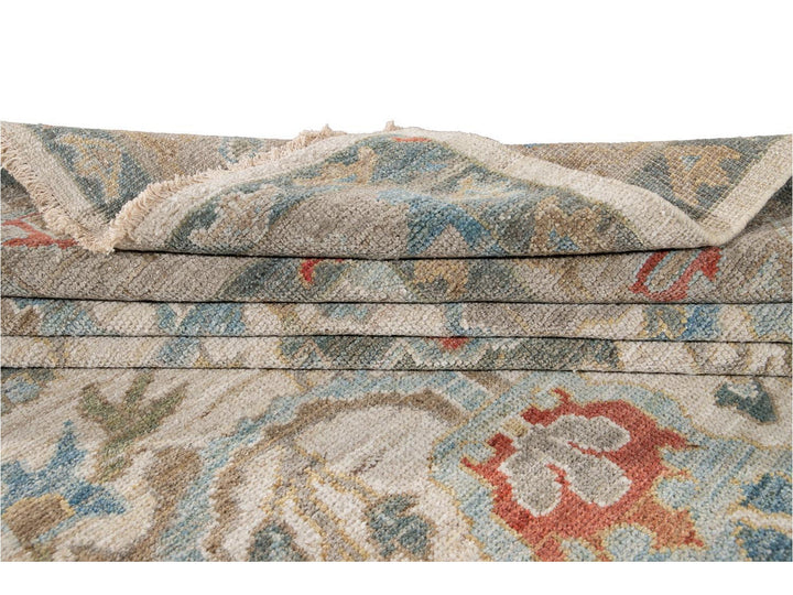 Modern Sultanabad Wool Rug 8 X 12